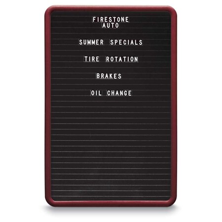 United Visual Products Corkboard, Single Door, Radius Frame, 36x36", Black/Cobalt UV7002-BLACK-COBACC